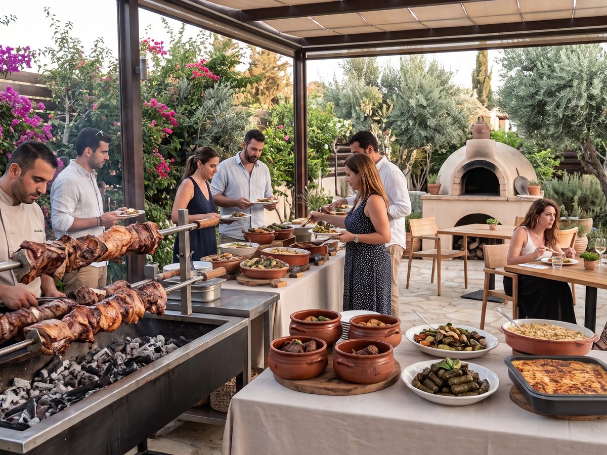 Cypriot Buffet with Live Grilling